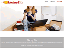Tablet Screenshot of blazingbits.com
